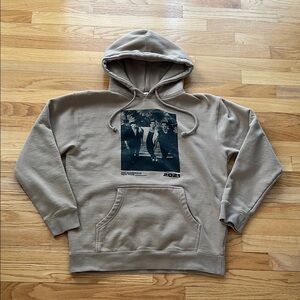 The Jonas Brother Remember This Tour 2021 Concert Tan Hoodie Sweatshirt Medium